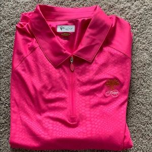 Women’s long sleeve golf pullover kiawah logo